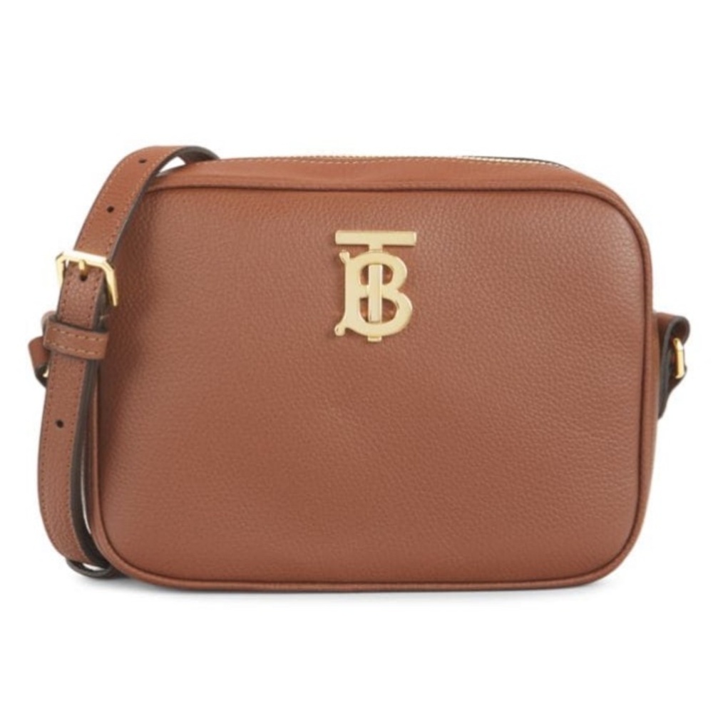 BURBERRY Small Leather Camera Crossbody Bag